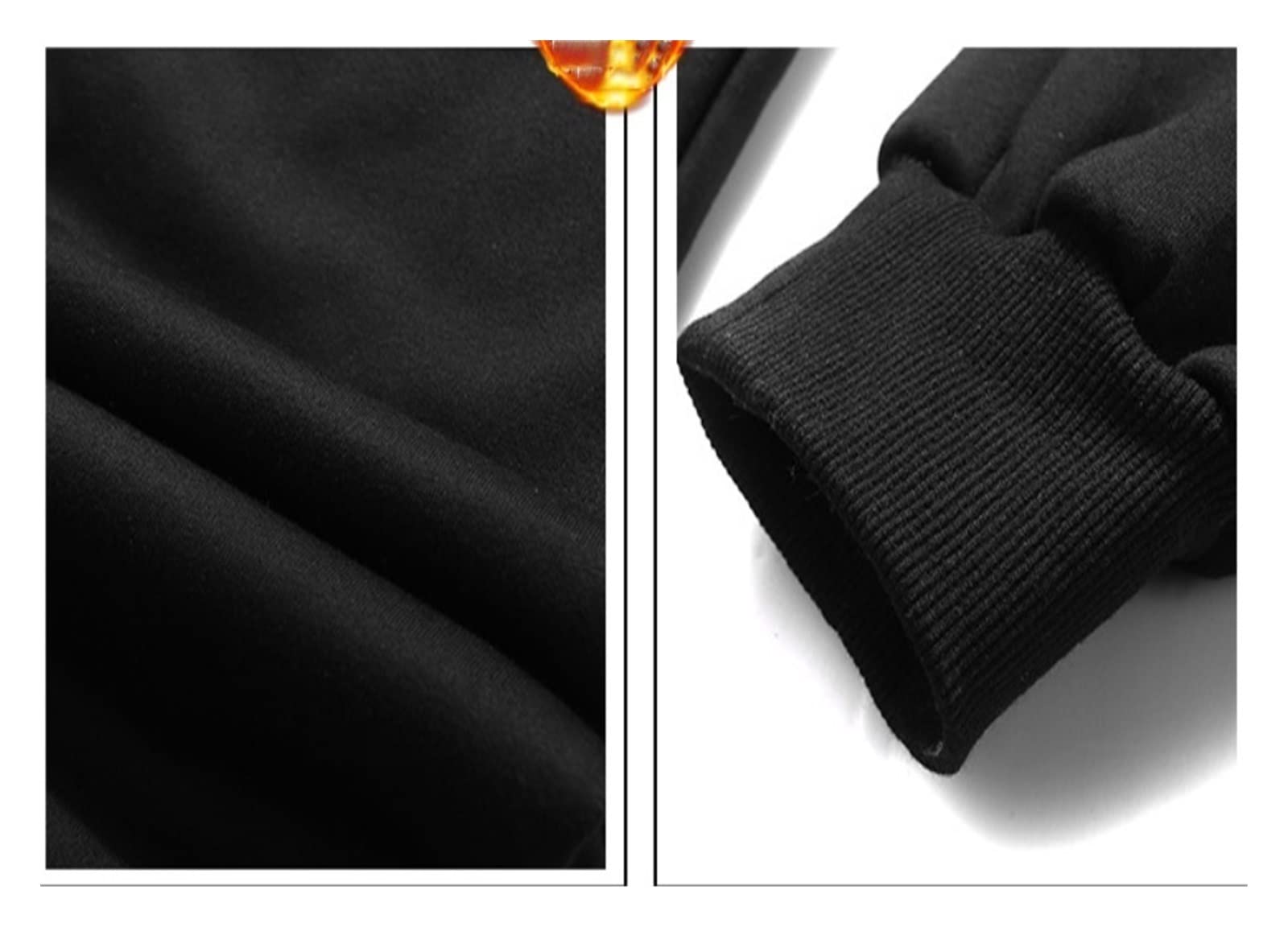 Pantalons De Survêtement for Hommes, Pantalons Thermiques en Polaire Épaisse, Hiver Extérieur, Pantalons De Loisirs Chauds, Pantalons De Sports De Loisirs Doublés en Polaire Homme Pantalon