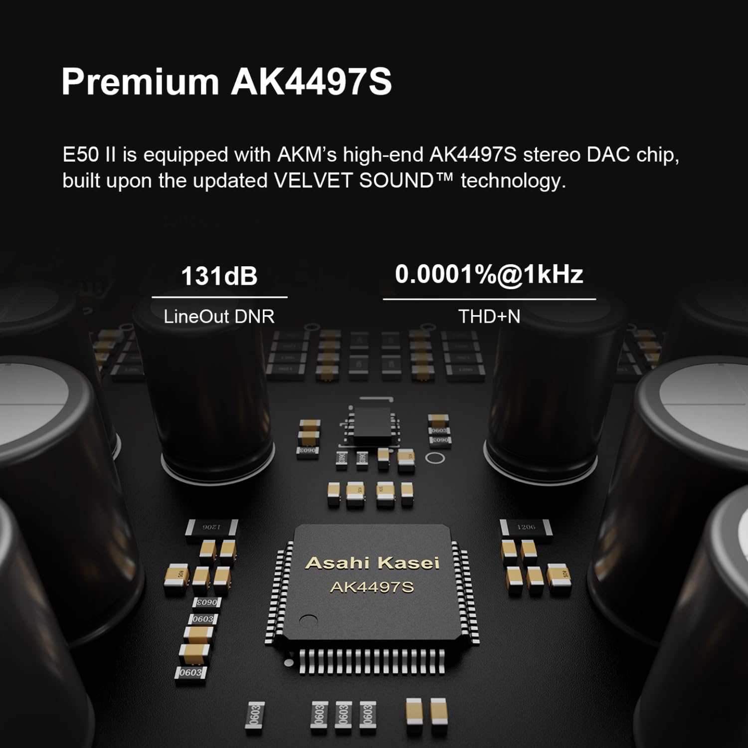 TOPPING E50 II DAC da tavolo con preamp, ingressi USB/Ottico/Coassiale/Bluetooth, convertitore audio digitale-analogico AK4497S, PEQ a 10 bande, uscita TRS/RCA, decoder HiFi con controllo APP, Nero
