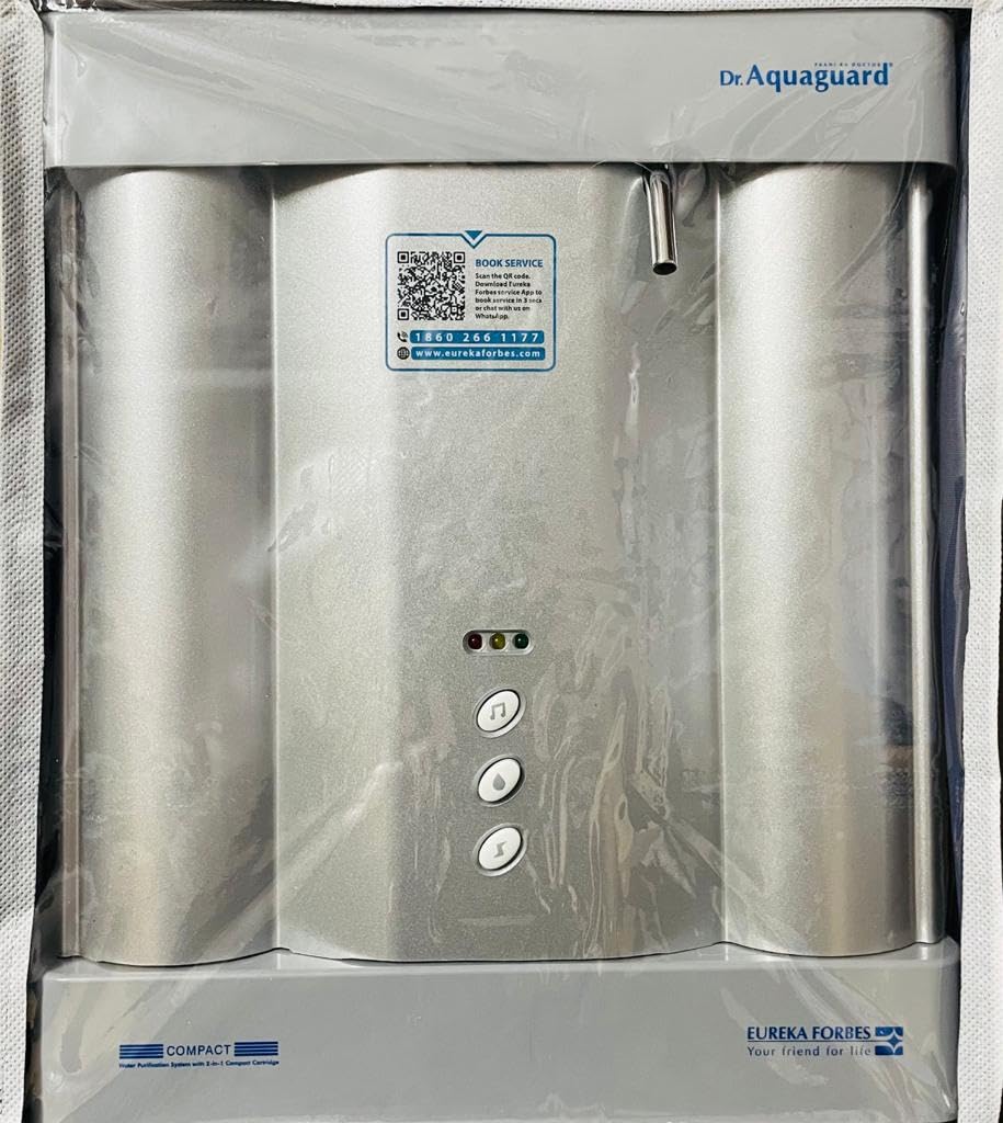 SHIVKARI Protective Cover Compatible With Eureka Forbes Dr. Aquaguard Compact Model Water Purifier (Grey)