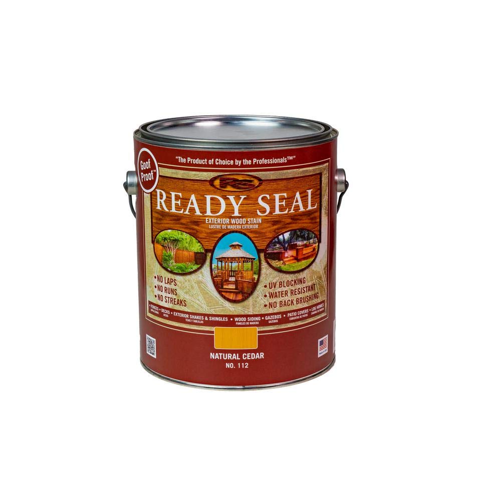 1 gal Ready Seal 112 Natural Cedar Exterior Stain and Sealer For Wood