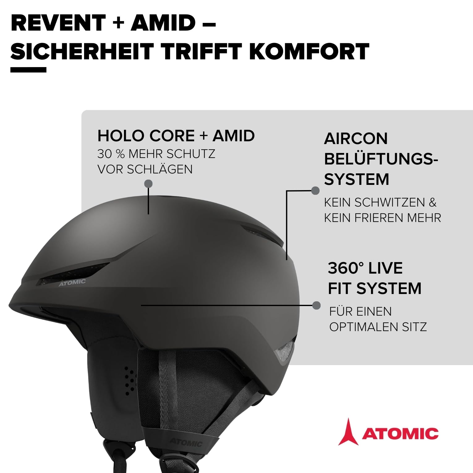 ATOMIC Revent Lite Skihelm weiß weiß