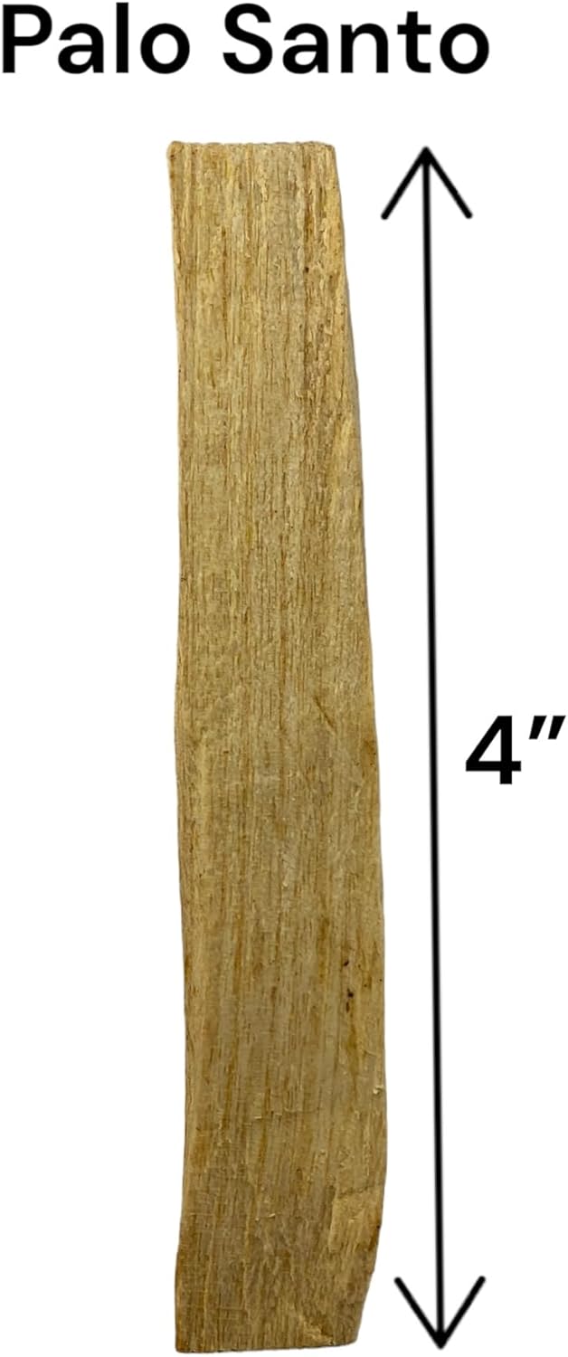 NessaStores 50 pcs Approx. | 1 lb Bulk Palo Santo Incense Sticks from Peru, 4-Inch Hand Cut, All Natural, Ethically Sourced Holy Wood for Home Cleansing & Aromatherapy JC-065