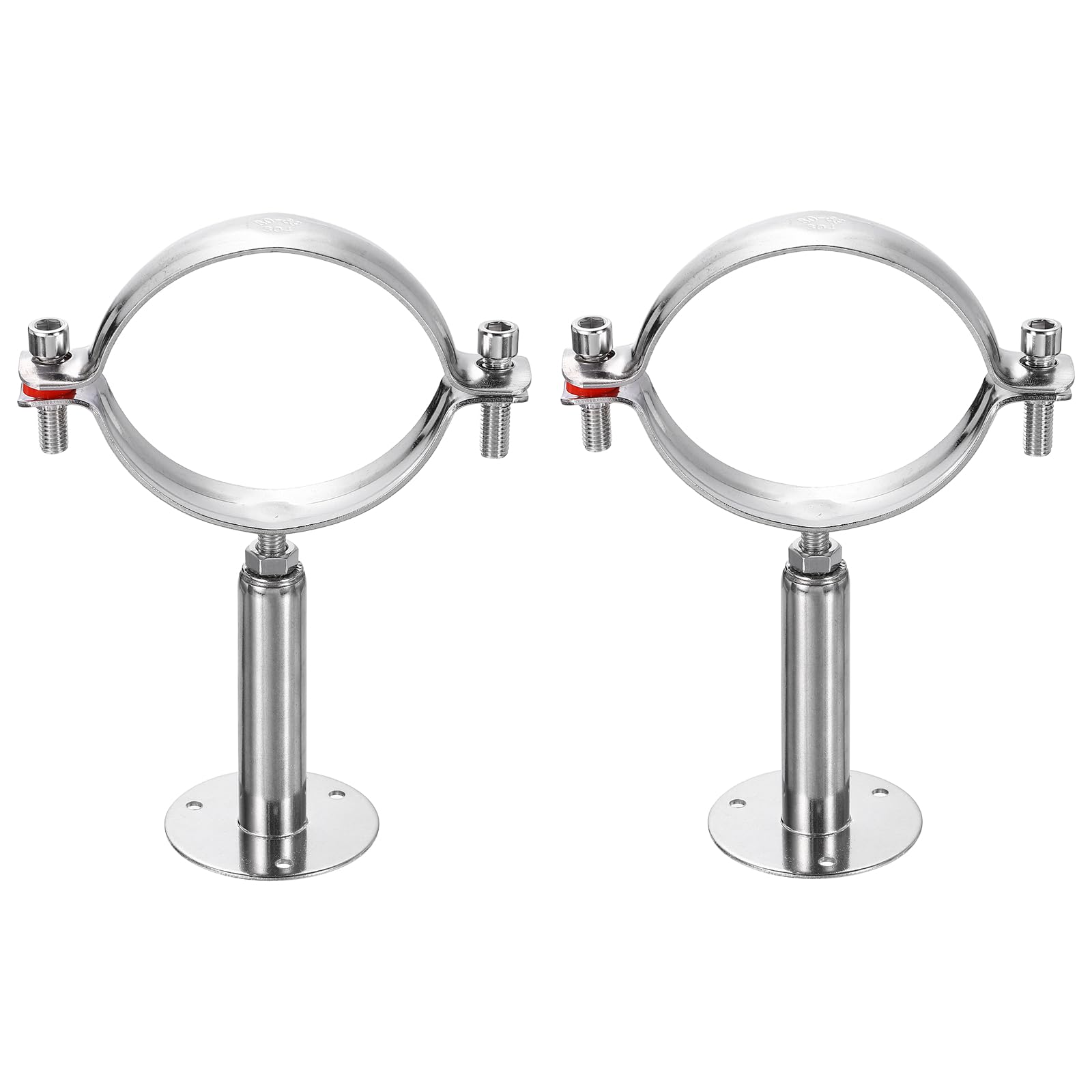 Support tuyau 80-89 mm réglable contre la rouille en inox 304