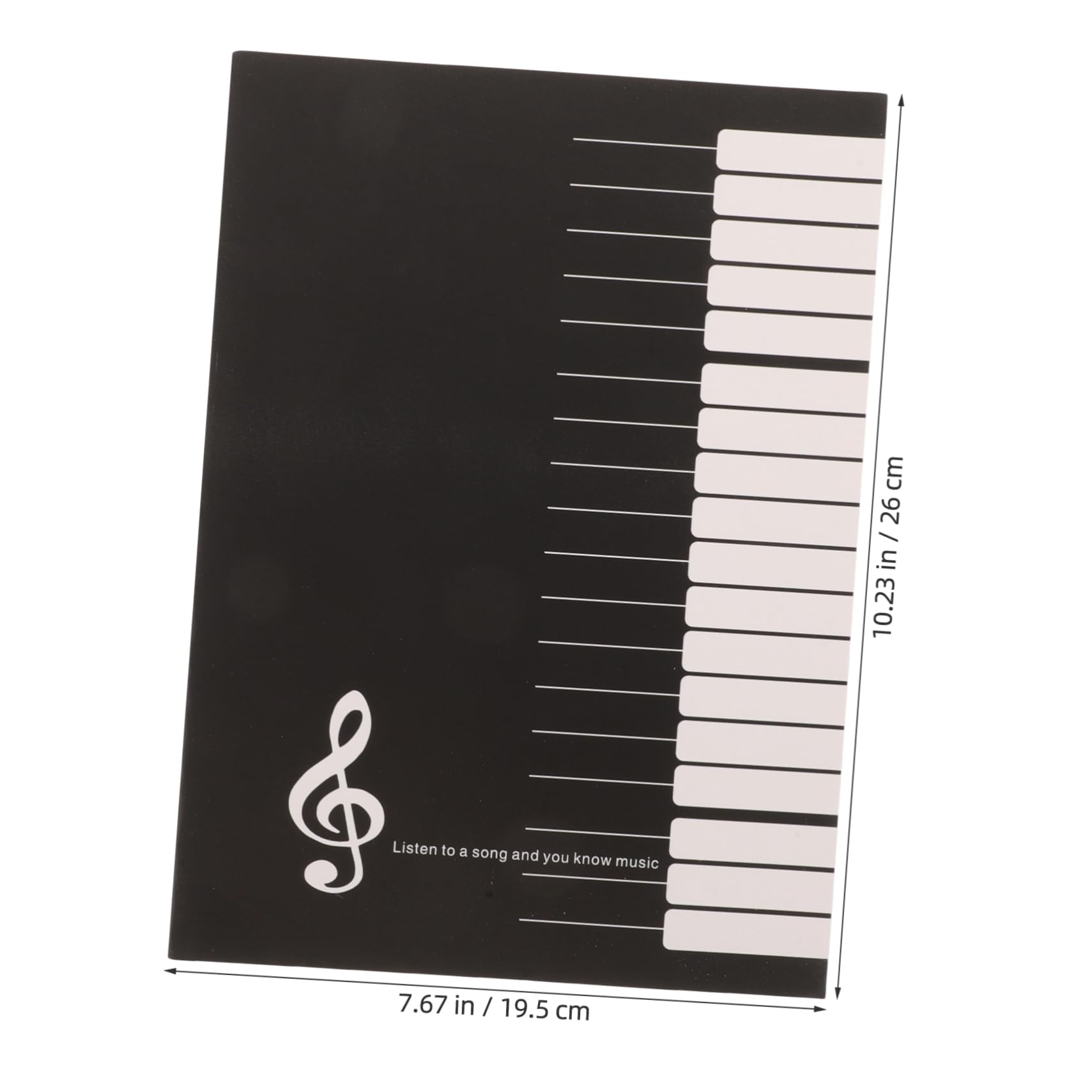 VICASKY Music Binder 10 Pcs Stave Notebook Portable Music Manuscript Staff for Guitar Piano and Composition