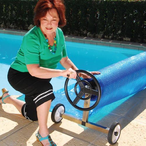 Miniatura 9 de Doheny's Sistemas de carretes de cubierta solar en tierra (se adapta a piscinas de hasta 20 pies de ancho, aluminio)