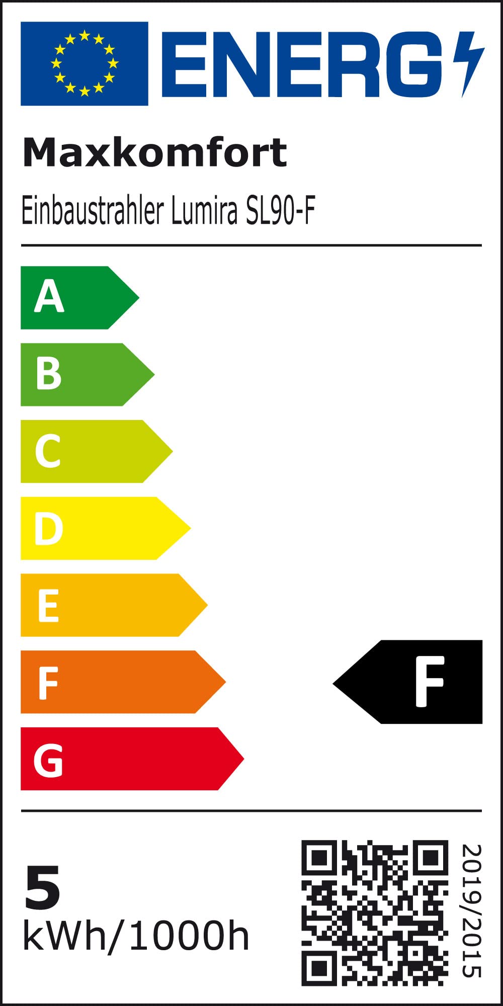 Maxkomfort 12er LED Einbaustrahler 230V 3-Step Dimmbar - Ultraflach 35mm, 5W 365lm Warmweiß 3000K - IP44 Bad Deckenspots Schwarz für Decke - Einbauspots 72mm Bohrloch, Kein Trafo Nötig
