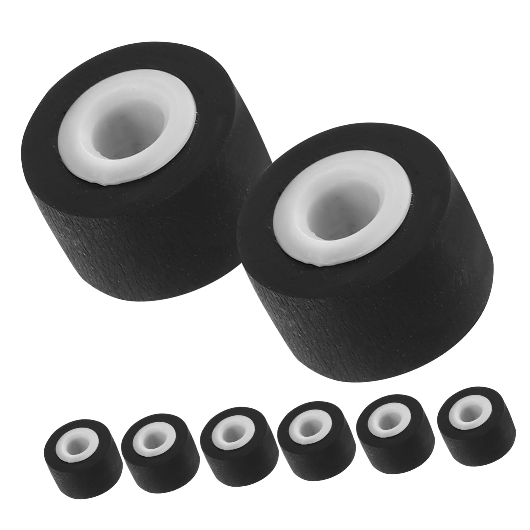 Mikikit 12pcs Recorder Pinch Roller Tape Player Replacement for Cassette Decks Video Machines Audio Devices Essential for Optimal Signal