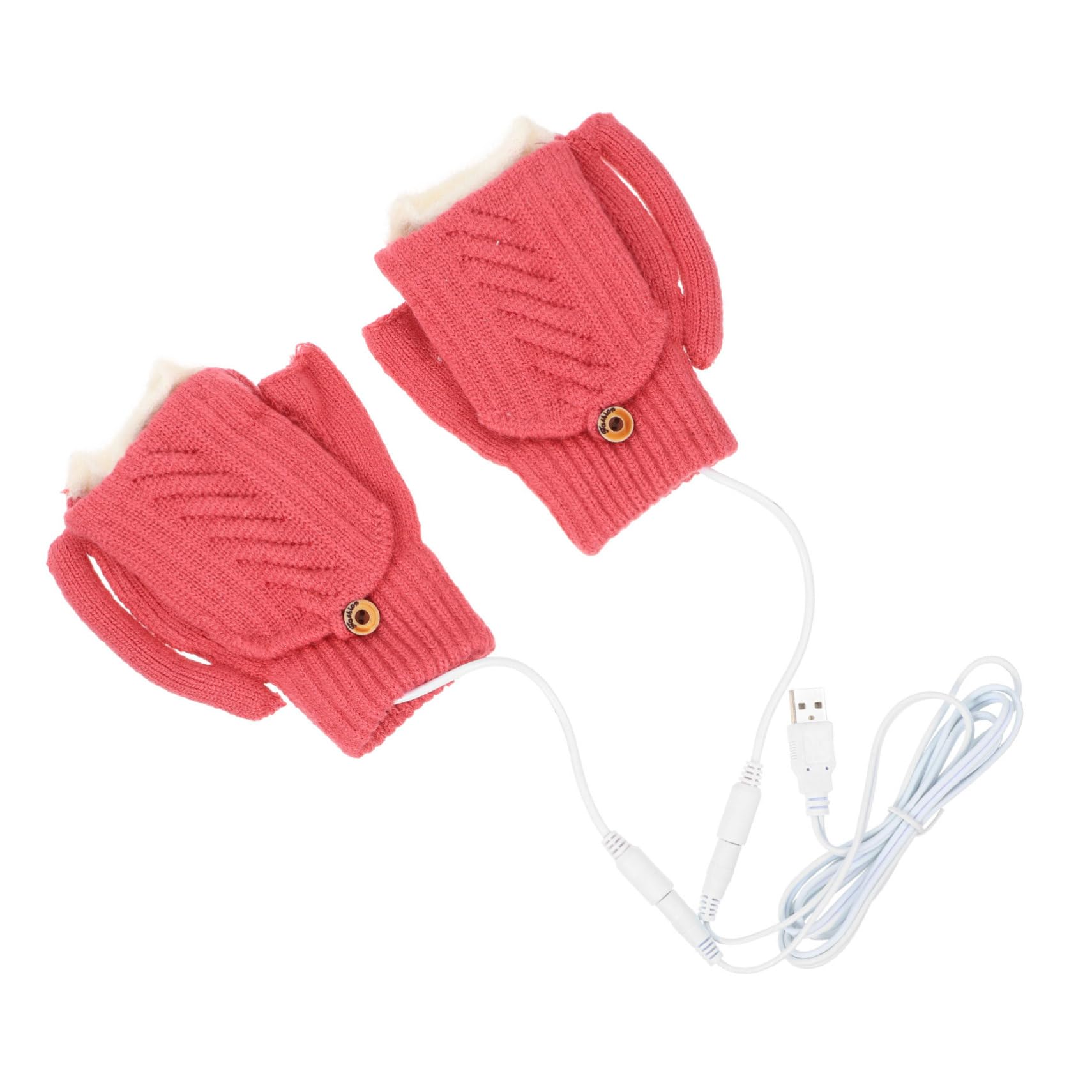 Gogogmee 1set Electric Thermal Gloves for Portable Hand Warmers Soft Heating Gloves for Outdoor Activities Like Skiing Cycling and Hiking