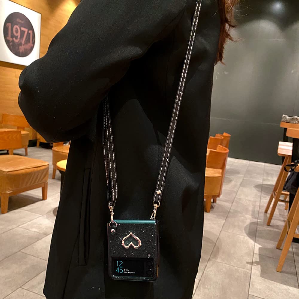 Amazon.co.jp: Samsung Galaxy Z Flip 3 4用グリッターブリング