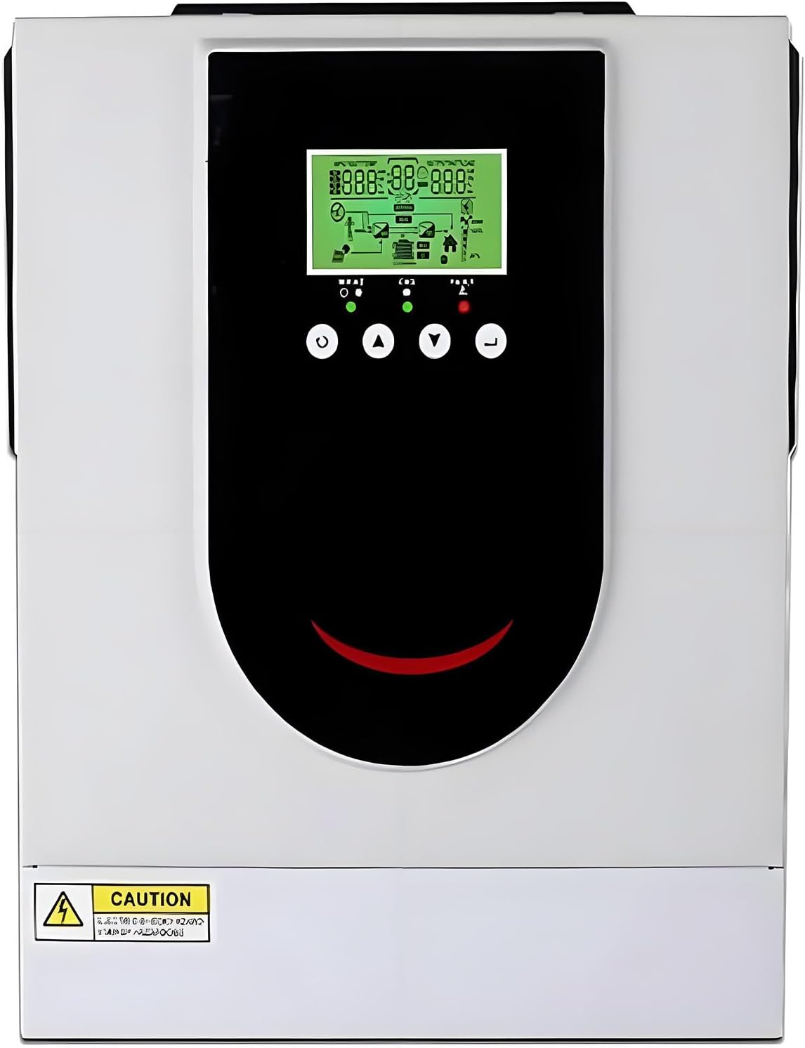 Solar Hybrid Inverter, 1.0-10.2KW, 12V/24V/48VDC, Pure Sine Wave AC220V, 40-160A MPPT, Compatible with Lithium and Lead Acid Batteries, Supports Utility, Generator, and Solar Charge