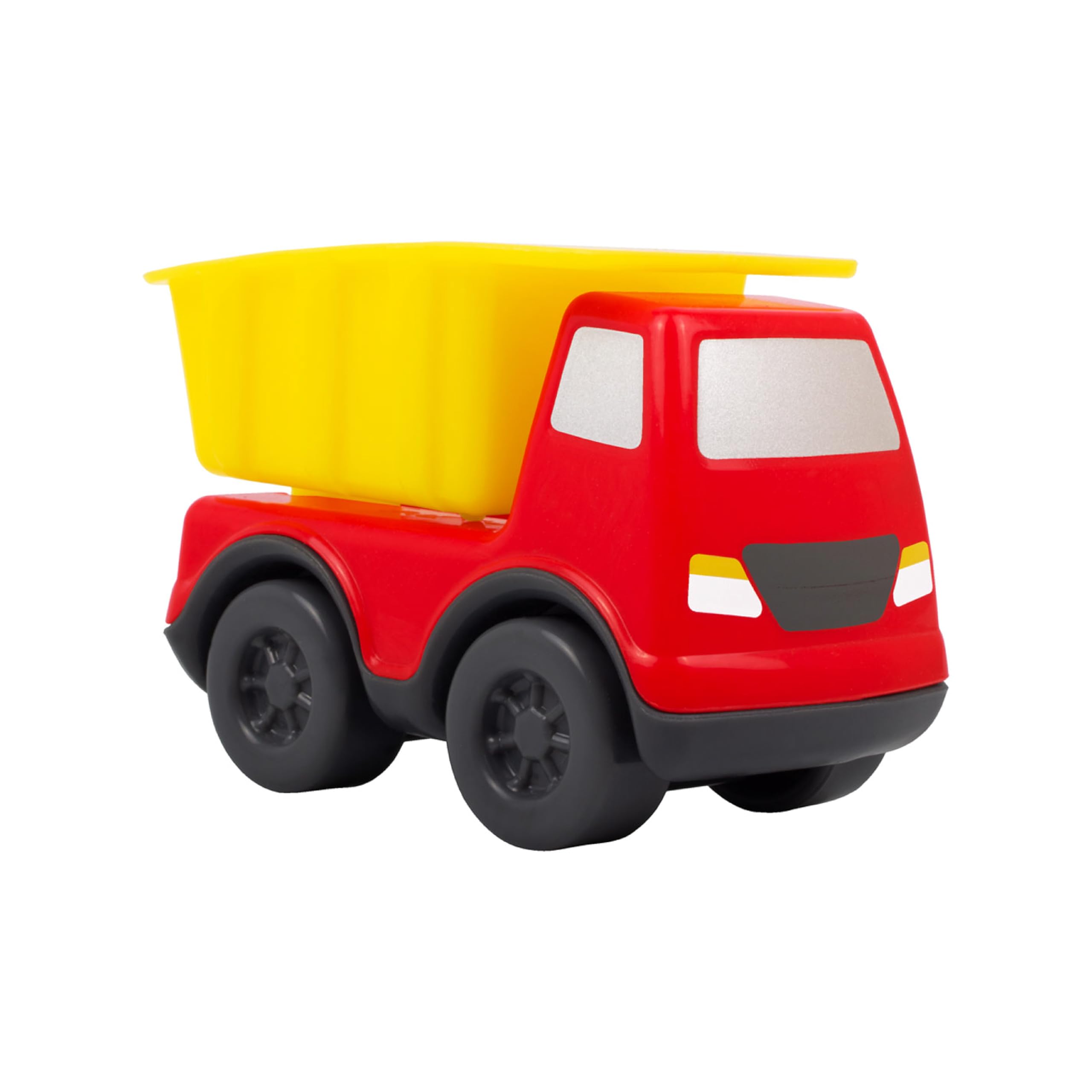 Giggles Funskool - Mini Vehicles Dump Truck, Multicolour Push and Go Construction Vehicle, Develops Motor Skills,Toy for 1 Year Old, Infant and Preschool Toys