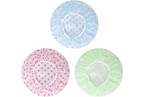 Durable Shower Caps for Women's Waterproof Hair Protection
