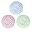 Shower Cap, 3 Pcs Waterproof Reusable Shower Caps Bath Hair Hat Stocking Stuffers for Women Men Kids