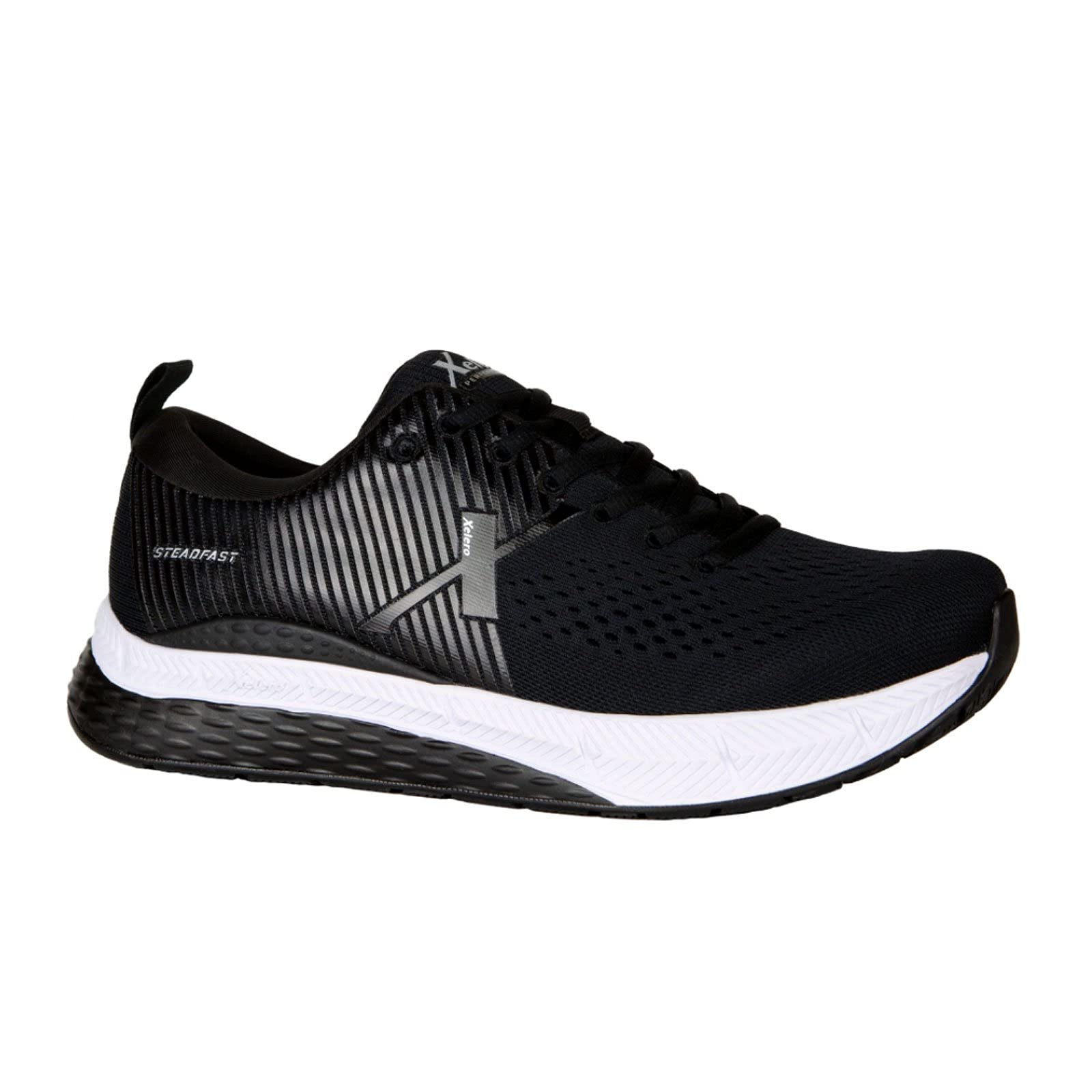 Xelero Steadfast Mens Orthopedic WalkingRunning Shoes - BlackBlack product thumbnail 2