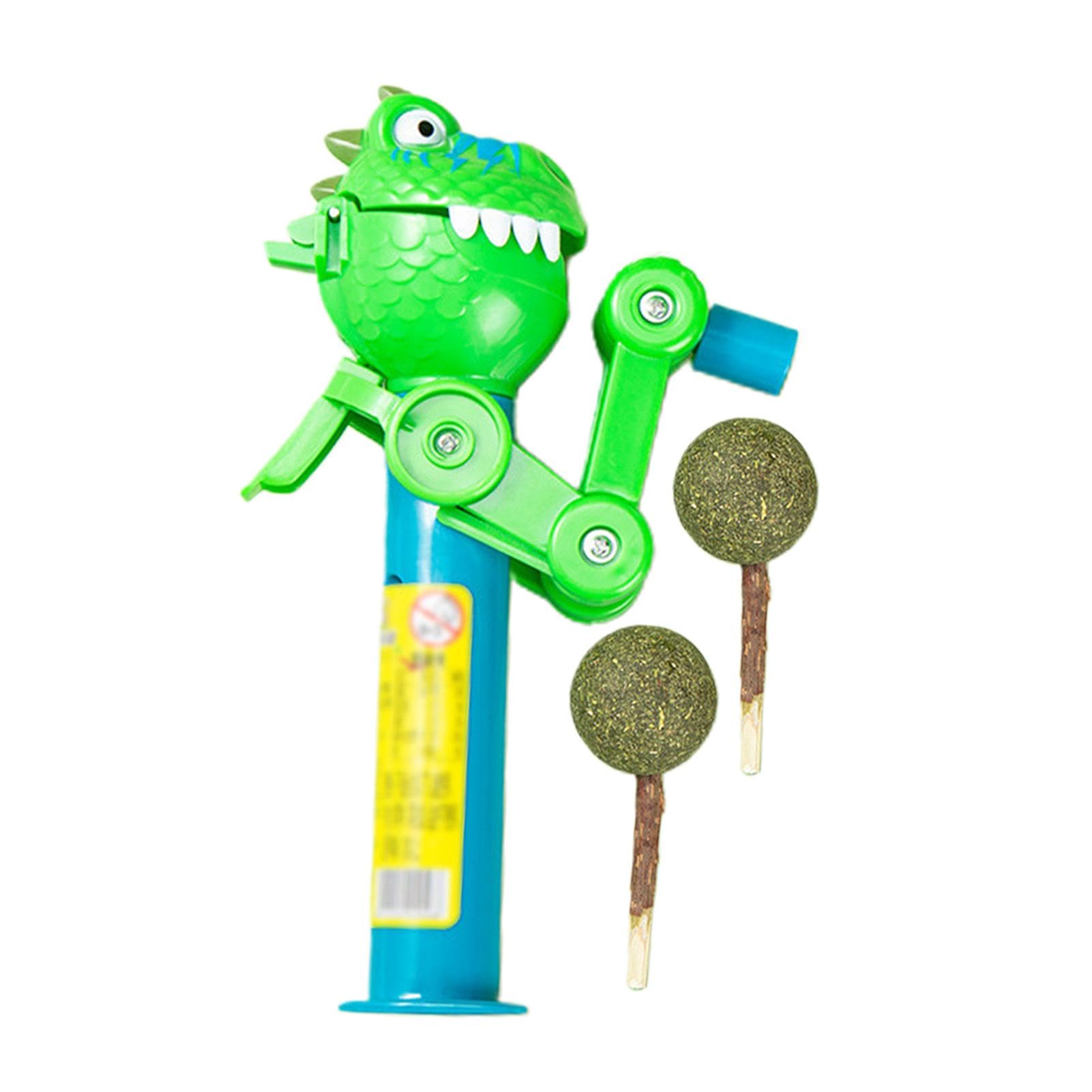 Lollipop Robot Toy - Catnip Lollipop Robot Cat Toy | Robot Design Interactive Toy for Dogs, Cats, and Other Small Animals