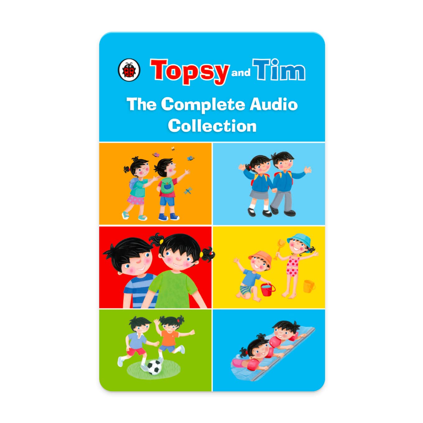 Yoto Topsy & Tim: The Complete Audio Collection – Kids Audio Card for Use with Player & Mini All-in-1 Audio Device, Screen-Free Listening with Fun Stories for Playtime, Bedtime & Travel, Ages 3+