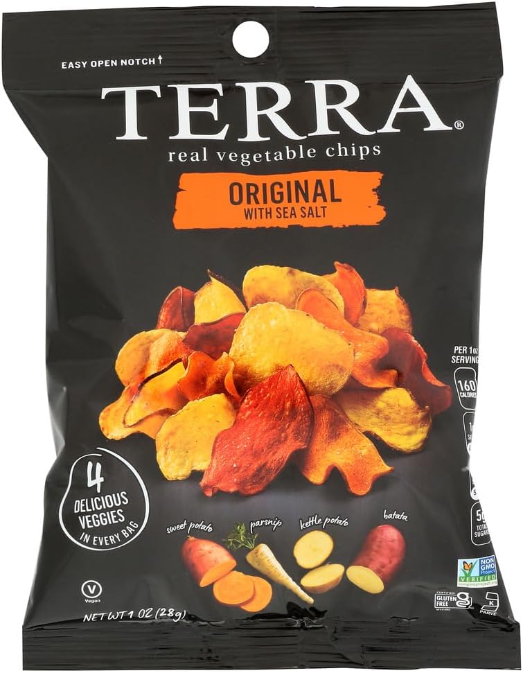 Exotic Vegetable Chips, Original, Snack Size, 1 oz, 24 Pack