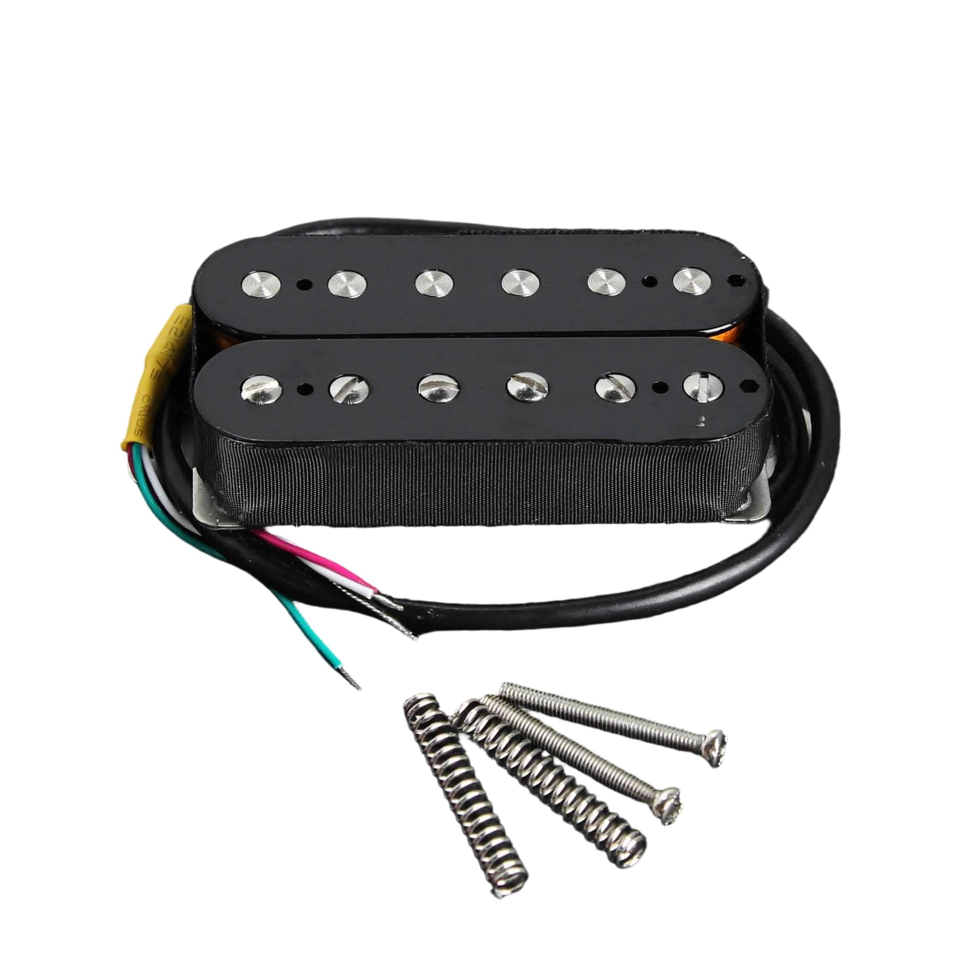 Pastilla De Guitarra Eléctrica Profesional Pastilla Humbucker Para Guitarra Eléctrica Alnico 5 | Accesorios profesionales de pastilla Bridge High Output 16K Black