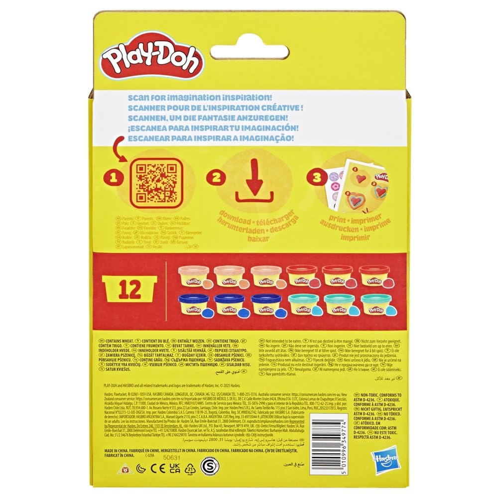 Dwunastopak Imprezowe prezenty z ciastoliną Play-Doh