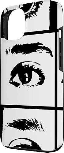 Miniatura 2 de iPhone 13 Pop Art Collage que representa los ojos de una niña adolescente. Funda