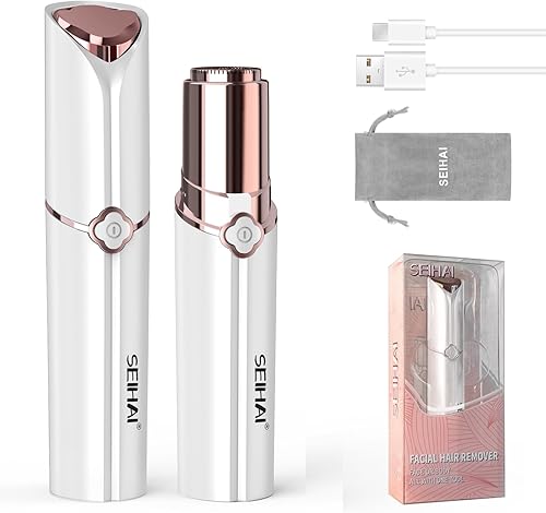 Vista 22 de Depilación facial para mujeres, dispositivo de depilación, afeitadoras faciales para mujeres, productos de cuidado personal/removedor de vello