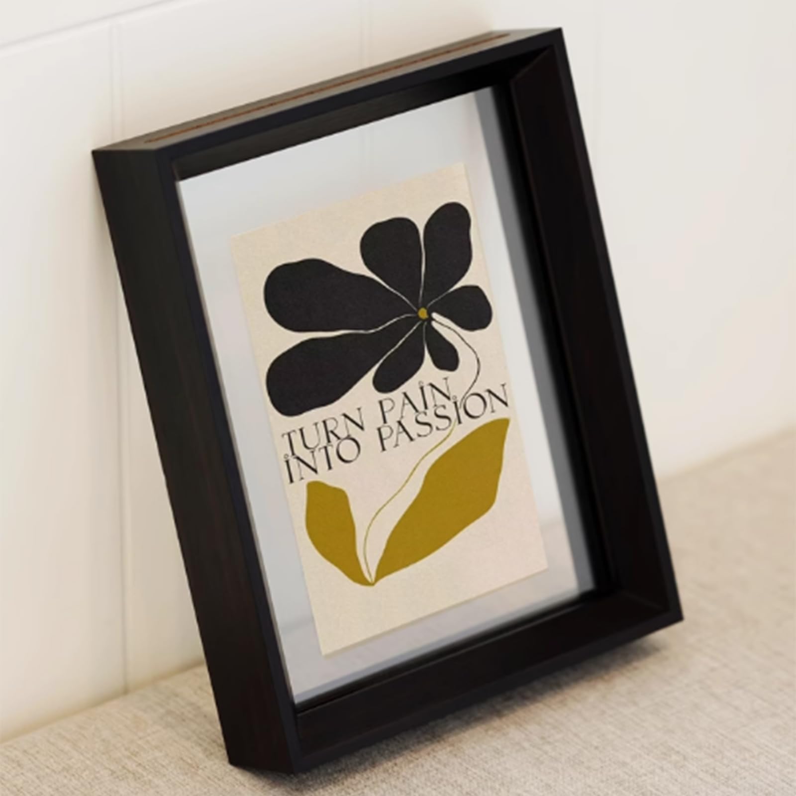 a4 frame, Wooden Acrylic Floating Photo Frame Multicolor(Black,A3 (29.7 * 42cm))