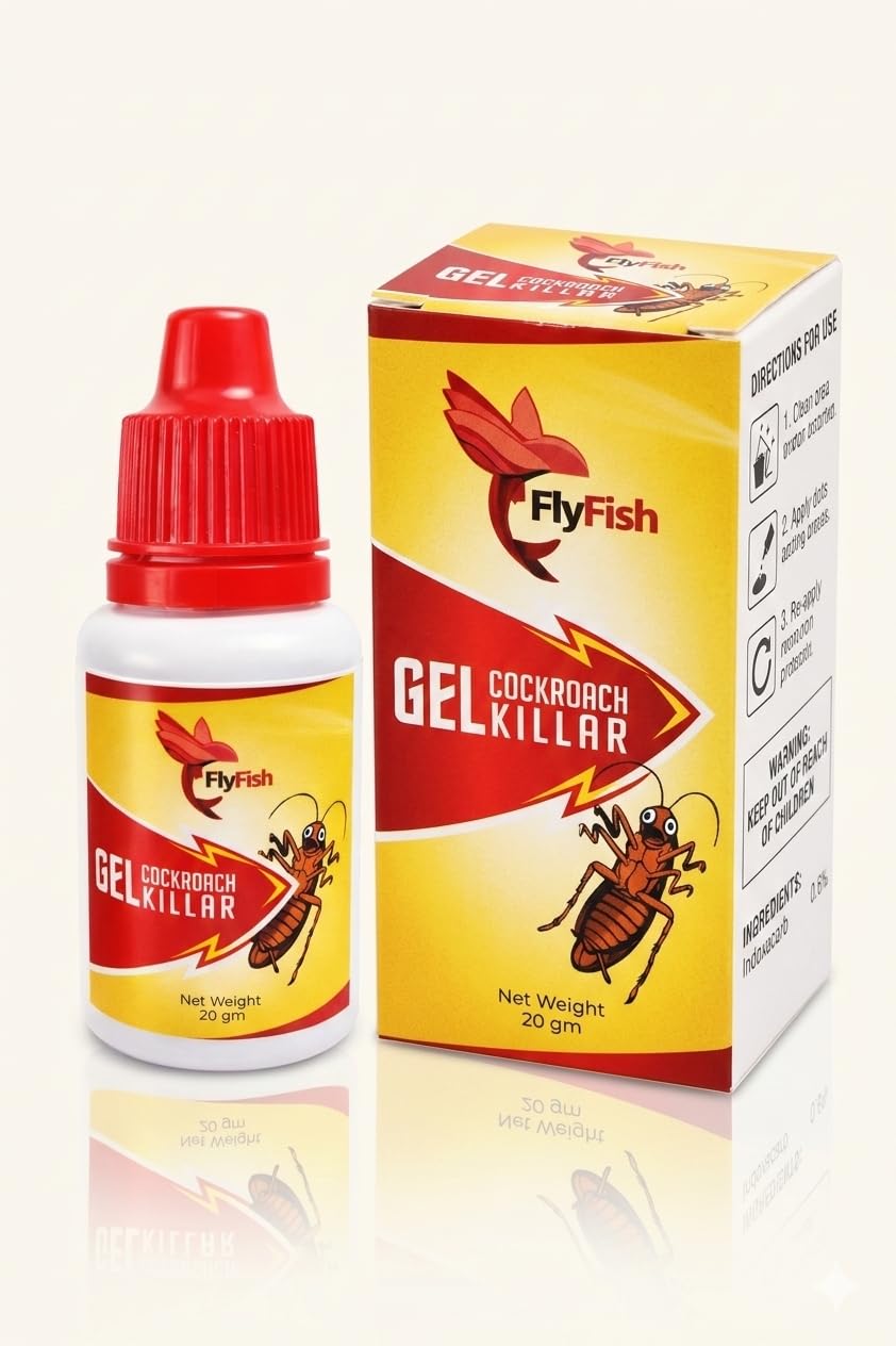 Cockroach Killer Gel - 20gm | Kitchen Safe | Odourless | Fast And Convenient, Pack Of 1-image-4