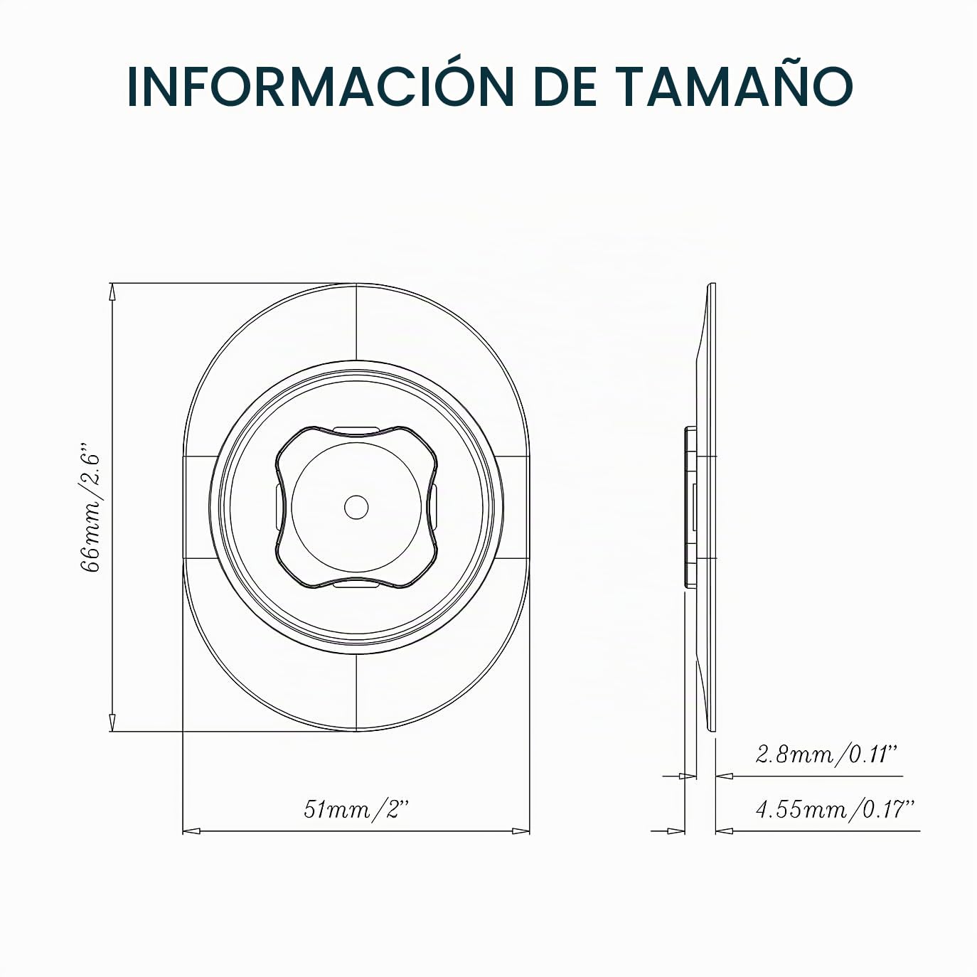 sincetop Soporte movil Bicicleta,adaptadores de Pegamento Adhesive Paste Serie C [1ra Generación / 2da Generación]