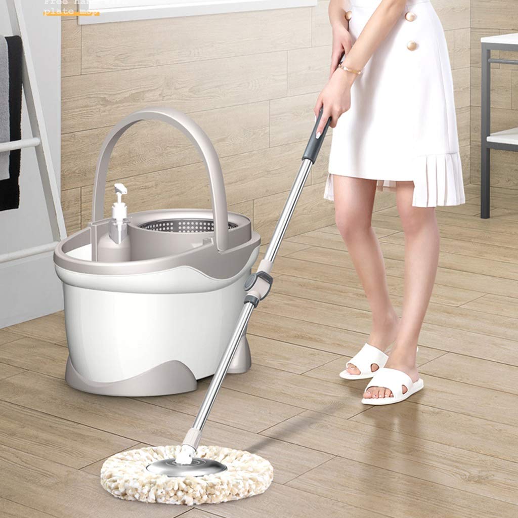 Cabezal Giratorio 360, Cabezal Giratorio de Microfibra para fregona de Suelo para ama de Llaves, fregona de Limpieza de Suelos para el hogar (B)