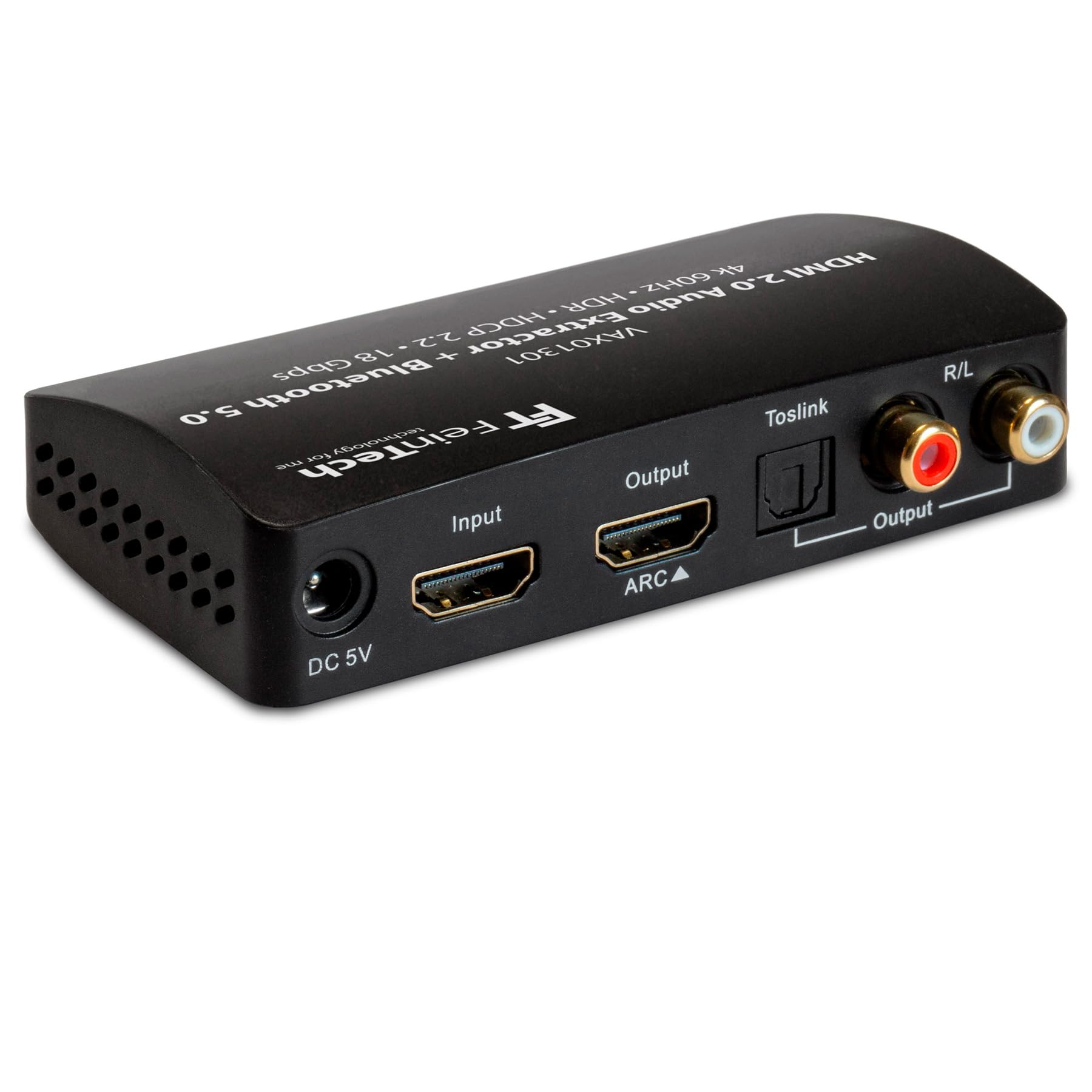 FeinTech VAX01301 Rozdzielacz konwertera adaptera audio HDMI 5.1 z nadajnikiem Bluetooth 4K 60 Hz ARC