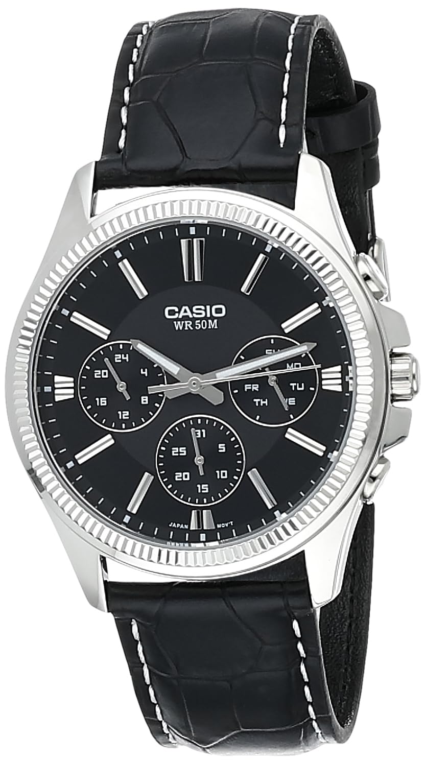 Casio Enticer Black Dial Mens Watch - MTP-1375L-1AVDF (A838) (B00GRRU0F0) Amazon Price History, Amazon Price Tracker