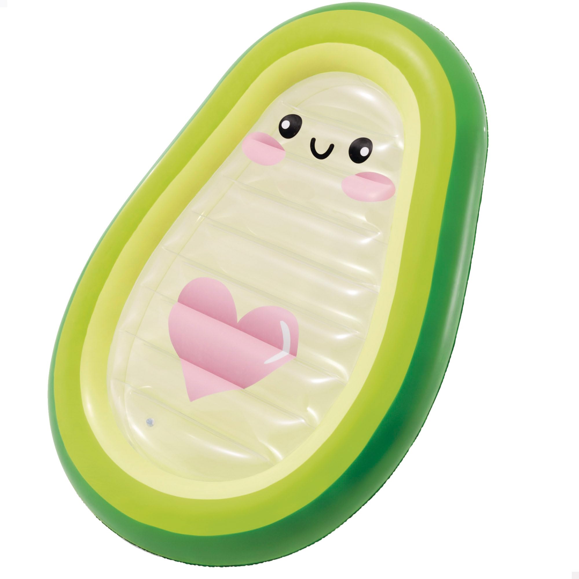 Intex Colchoneta hinchable de aguacate, 165x114 cm, Para playa, Para piscina, Capacidad máxima para 1 persona, Peso máximo 100 kg, +​14 años (58739)