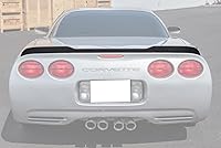 Vista 11 de Repuesto para todos los modelos Chevrolet Corvette C5 1997-2004 ZR1 Alerón de ala de tapa trasera de estilo extendido (plástico ABS, negro mate)