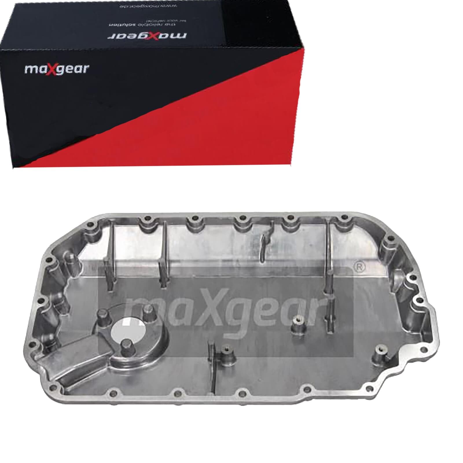 MAXGEAR 34-0054 Cárter de aceite Compatible con AUDI A4 B7 Avant 8ED A4 B6 Avant 8E5 A4 B6 Sedán 8E2 A4 B7 Sedán 8EC, VW Passat B5 GP Variant 3BG, 3B6