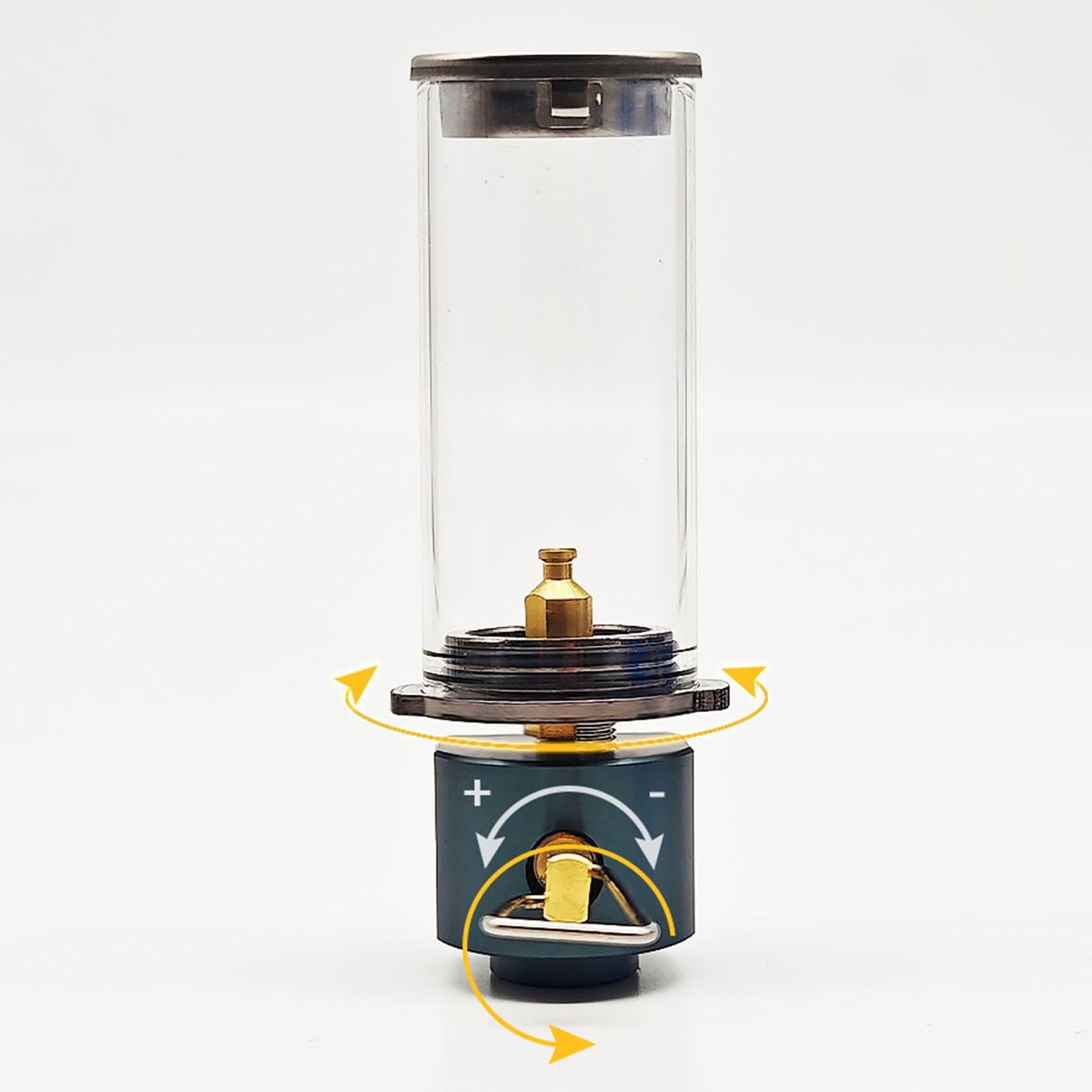 Qianly Linterna de Gas para Camping, Linterna con Mecha, para Pesca Nocturna, Patio Y Viajes.