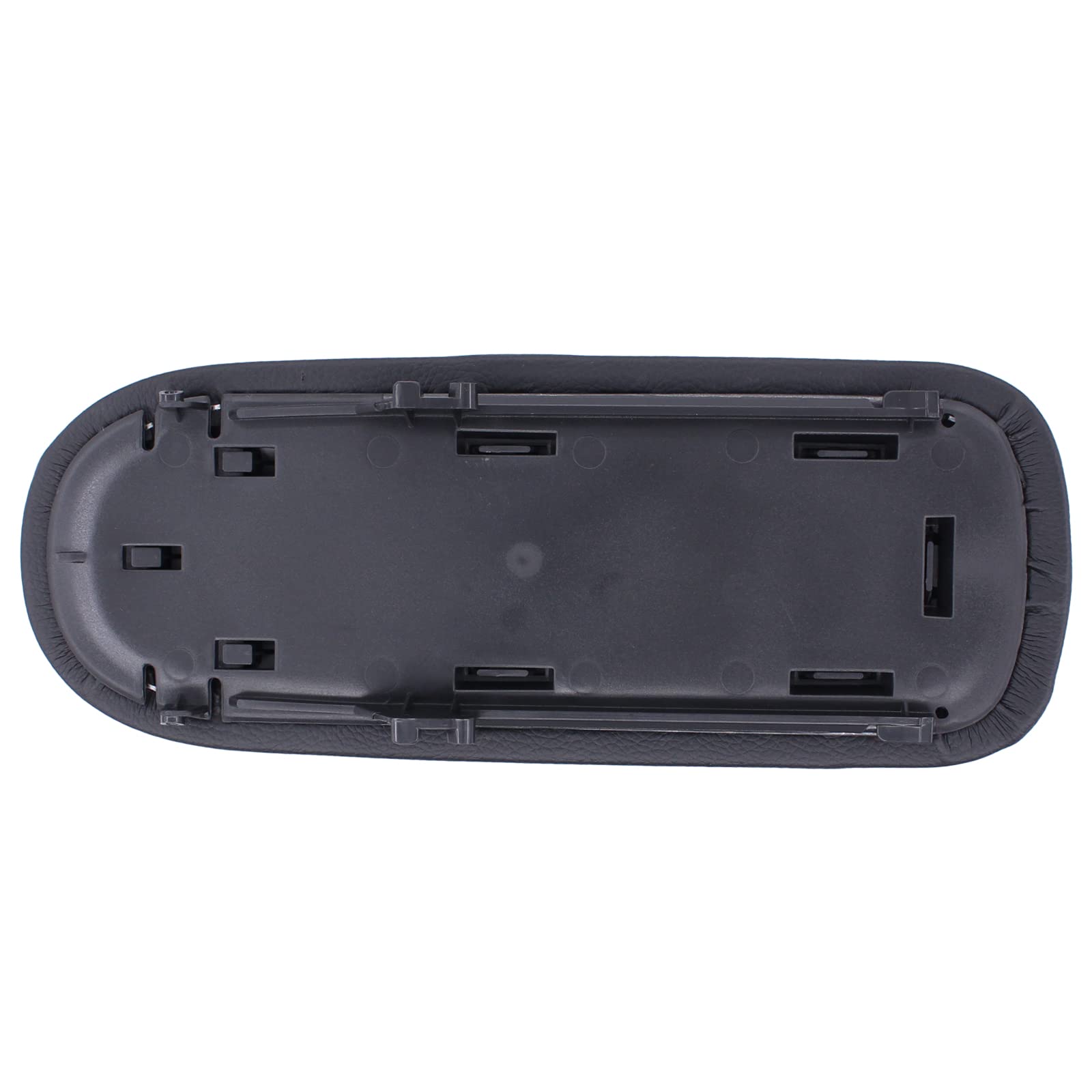 Doo Engy Housse d'accoudoir central pour console centrale - Couvercle - Fermeture en cuir - Noir - Pour Mini R50 R53 R56 Cabriolet R52 2002-2008