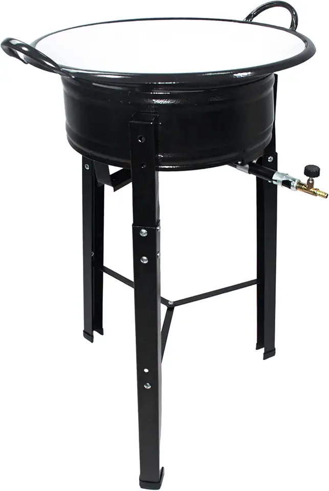 Fritadeira Pasteleiro Médio Fogão Industrial À Gás C/tacho