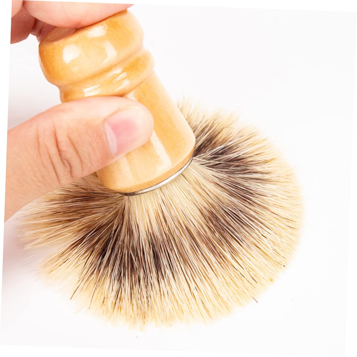 Healeved 8pezzi Pennelli Da Barba Legno Pennello Per Barba Setole Di Cinghiale Per Uomini Per La Festa Del Papà Uso Domestico e Viaggio