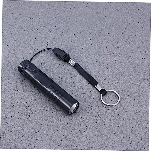HEMOTON 4pcs Powerful Mini Led Torch Water Resistant Flashlight Keyring Rechargeable Headlamp Range for Camping Hiking Emergency No Battery Included - Image 3