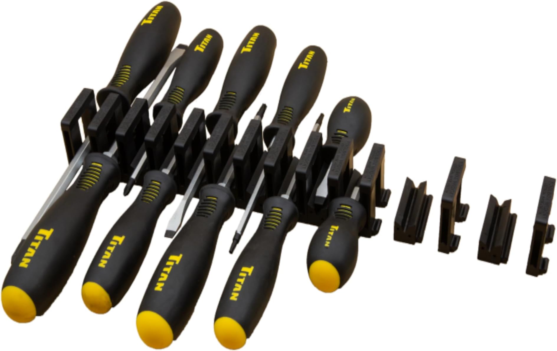 Toolbox Widget DIY Series Non-Magnetic Screwdriver Organizer, Modular & Expandable Screwdriver Organizer for Tool box Drawer, Screwdriver Holder for Small and Large Screwdrivers, Ratchets, Extensions