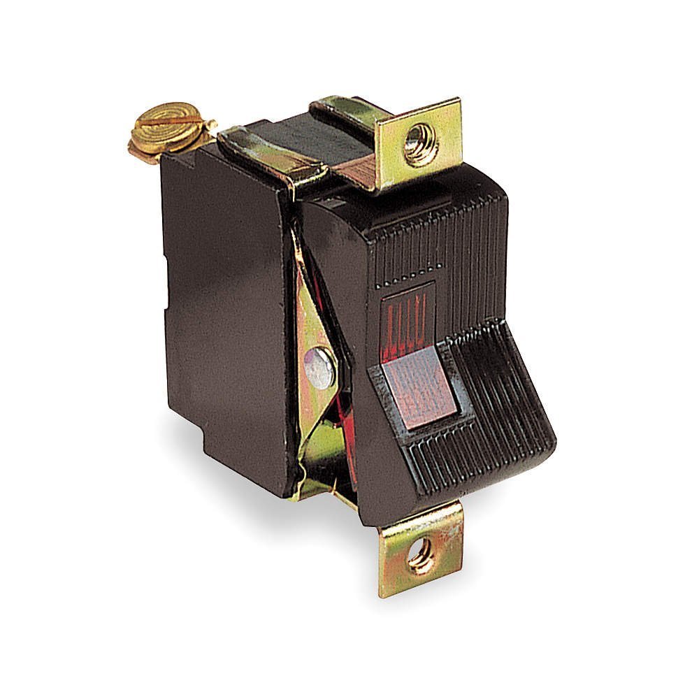 Lighted Rocker Switch, SPST, 3 Connections