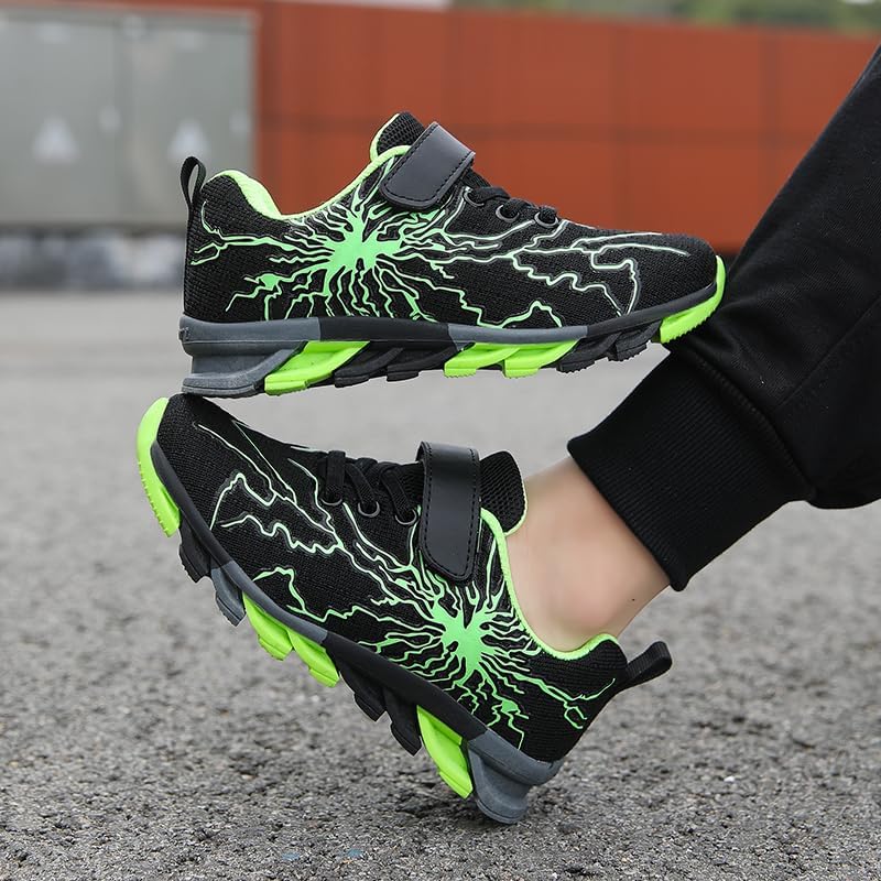 Boys Girls Shoes Slip on Kids Sneakers Running Walking Tennis Casual Lightweight Comfortable Non-Slip Breathable Gym Fashion Shoes for Little Kid/Big Kid