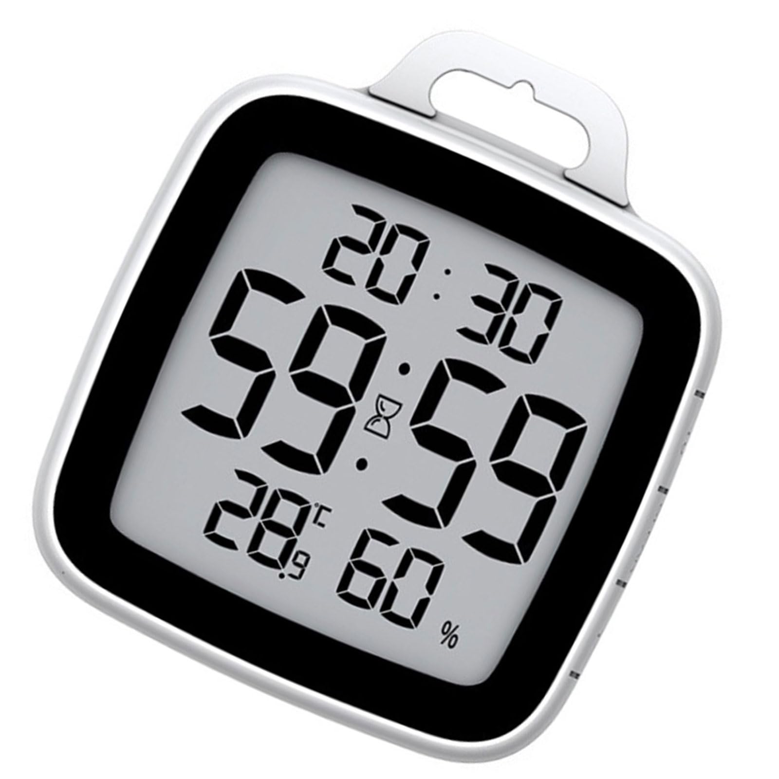 Clear Display Bathroom Clock with Timer, for Efficient Task Execution Managing Shower Times and Air Condition Digital Display