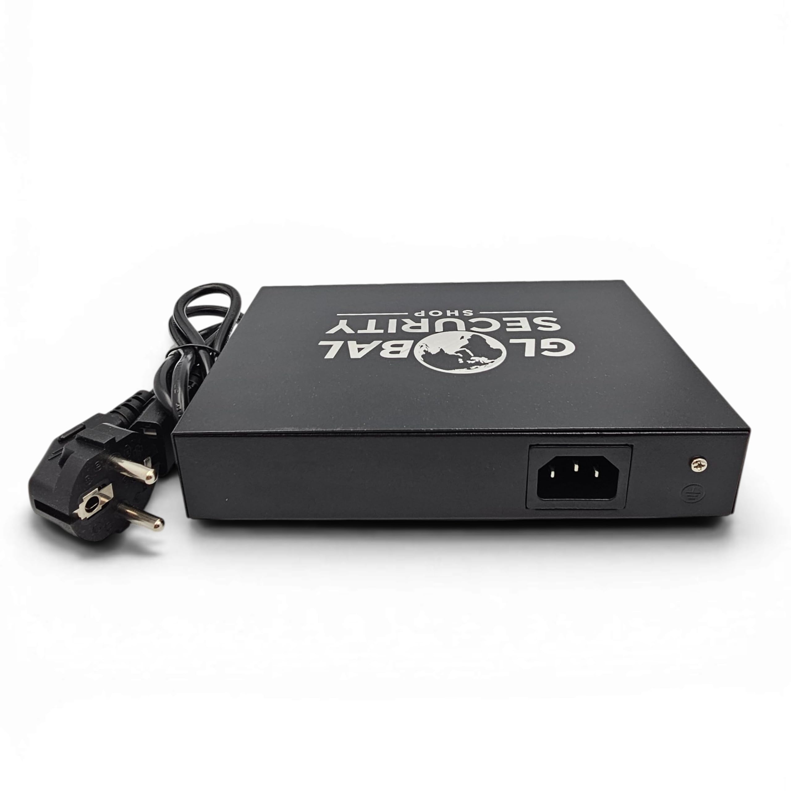 GSS Ultra Switch PoE 8 Puertos Gigabit + 2 Uplink LAN + 2 SFP fibra óptica, conmutador de red no gestionado 120 W, IEEE 802.3af/at, Plug & Play, para cámaras 4K videovigilancia y NVR