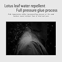 Vista 5 de Impermeable para Adultos, Ponchos de Lluvia con Capucha para Hombre, Chaqueta ligera, Impermeable, Larga, Cortavientos para Hombres Mujeres