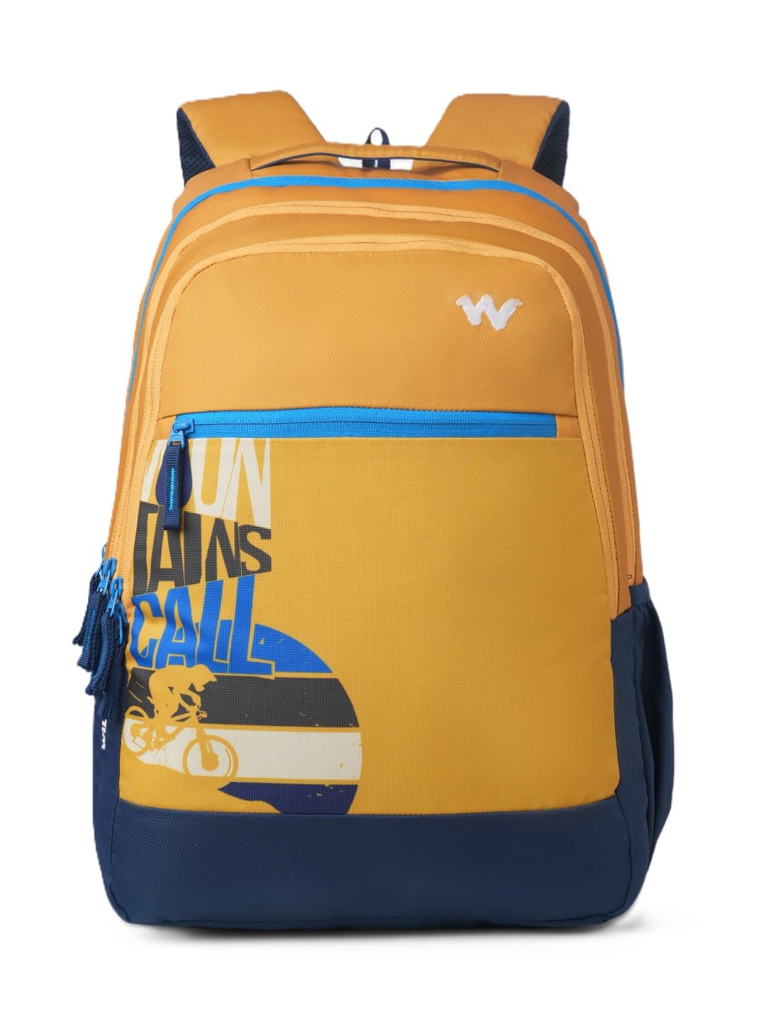 wildcraft Outlander 40 Laptop Backpack With RainCover for Man & Women,40L Ideal bags for men Office use/School/College Boys and Girls, 3 Compartment Bag, Yelow_Navy-picture-20