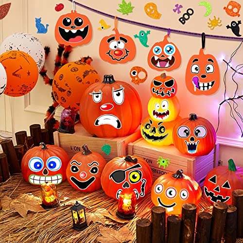 Natonhi 430Pcs Halloween Crafts for Kids, Fall Foam Pumpkin Decorating Kit - image 7