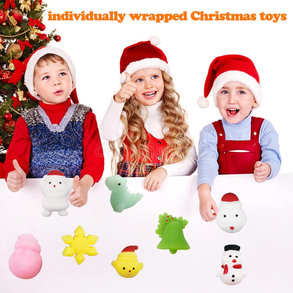 40Pcs Christmas Mochi Squishy Toys - Image 3