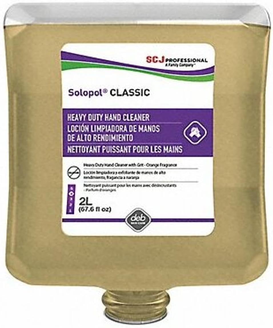 Deb 2 Liter Refill Beige Solopol Classic Scented Hand Cleaner