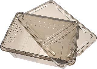 Hohopeti 1 Conjunto De Recipiente Transparente De Tartaruga Recipientes De Vidro Lagarto Terrário Tanque De Tartaruga Aquário Acrílico Tartaruga Terrário Plataforma De Tartaruga Tanque De